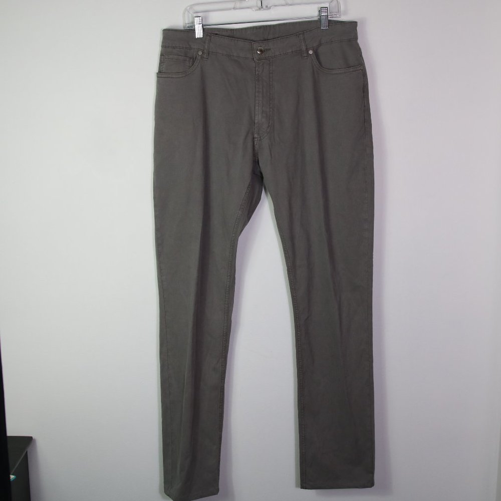 Peter Millar Collection Wayfare Five-Pocket Pant Nickel Men's Size 38 34 inseam